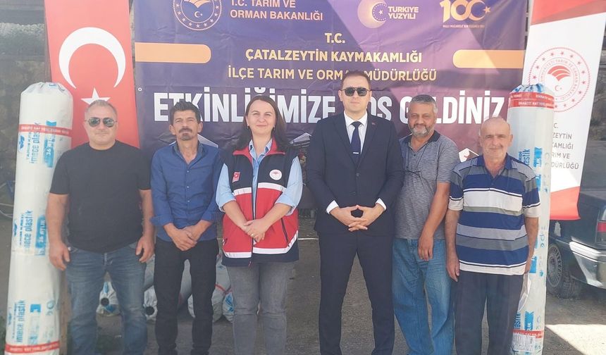 Çatalzeytin’de çiftçinin yüzü güldü: Yüzde 50 hibe