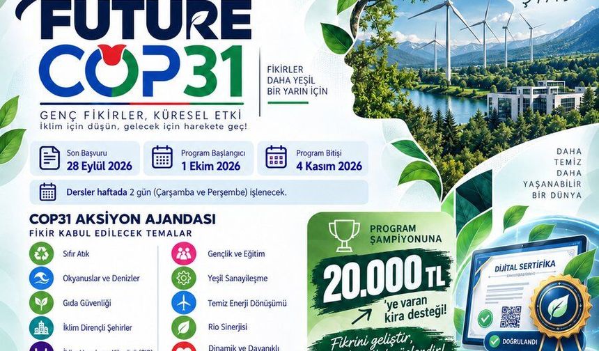 Kastamonu’da COP31 için genç fikirler aranıyor