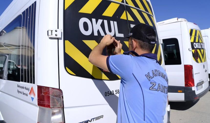 Kastamonu’da okul servisleri mercek altında