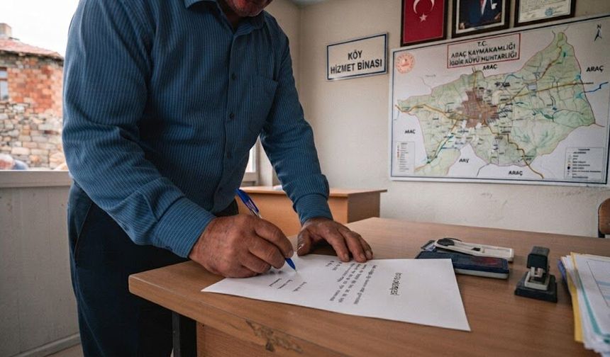 Kastamonu'da dikkat çeken istifa