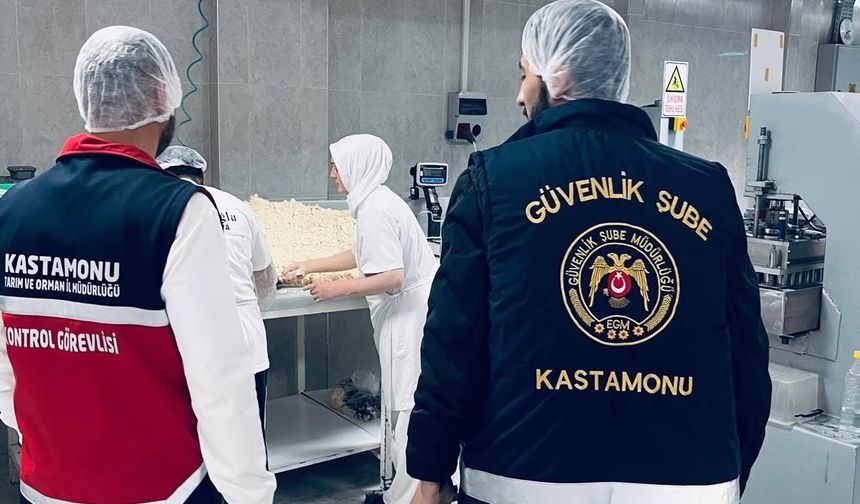 Kastamonu'da gıda üretim ve satış yerleri denetlendi