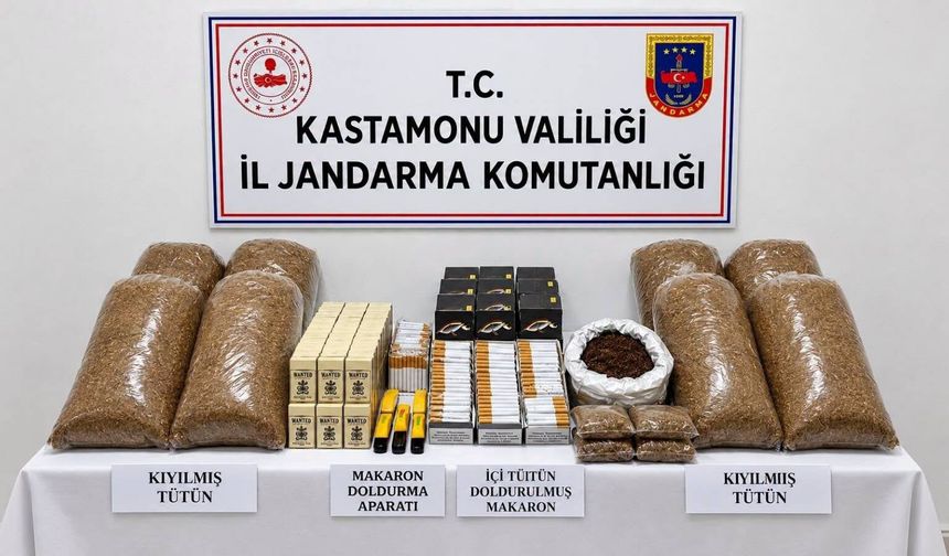 Kastamonu’da jandarmadan kaçakçılara darbe