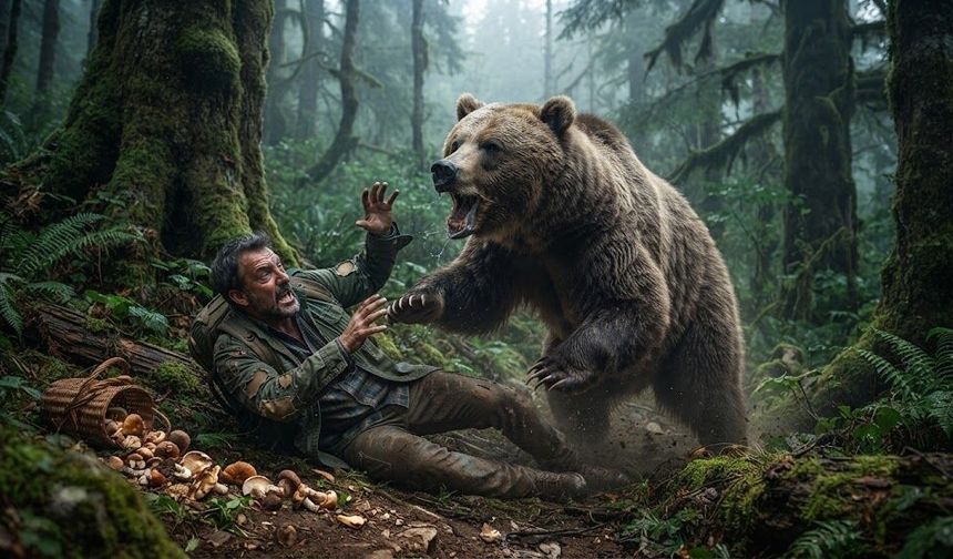 Kastamonu’da ormanda korkutan ayı saldırısı
