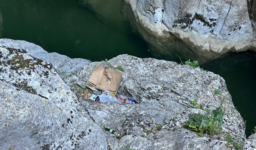 Kastamonu’nun saklı cennetine çöp gölgesi!