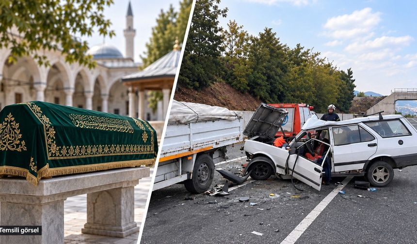 Kastamonu yolundaki kazada hayatını kaybeden anneye son veda