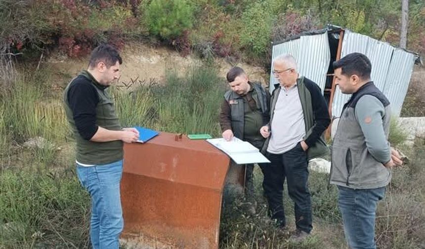 Orman İşletme'den Bozkurt'ta maden sahasına inceleme
