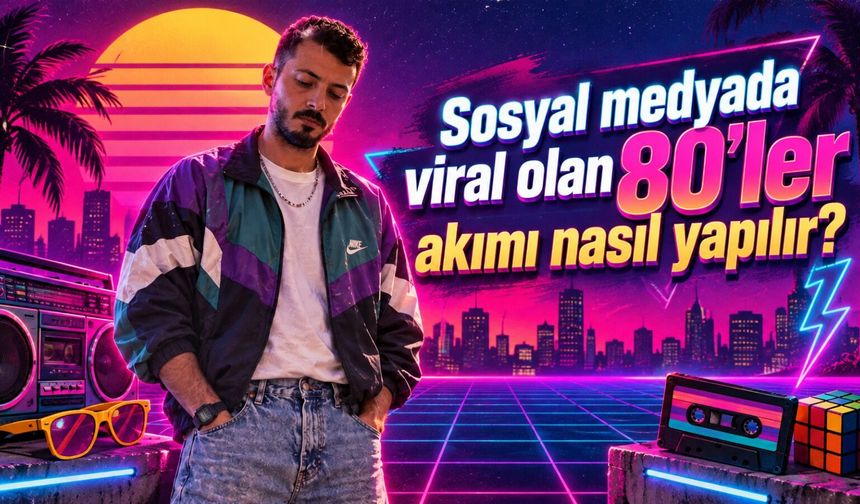 Sosyal medyada viral olan 80’ler akımı nasıl yapılır?