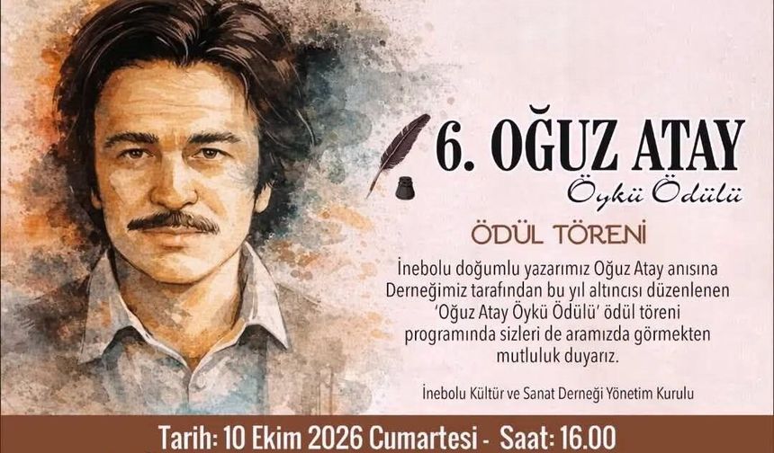 6. Oğuz Atay Öykü Ödülü sahiplerini buluyor