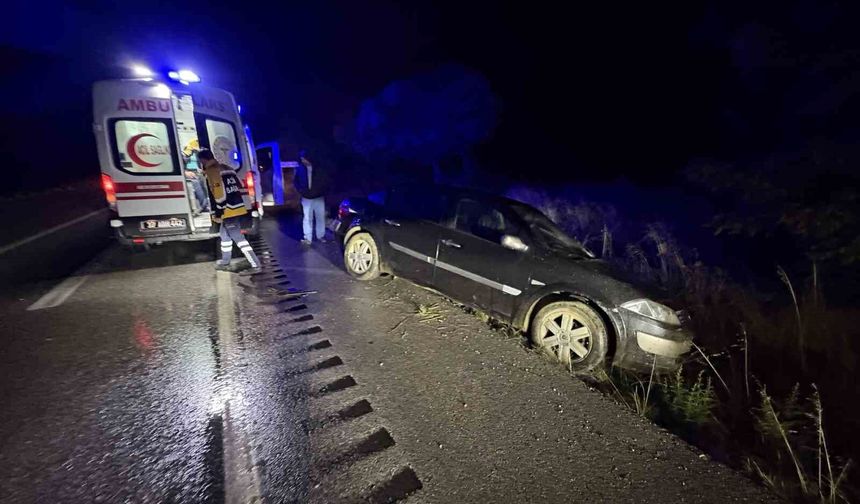 Kastamonu'da sağanak yağış kazaya neden oldu: 1 yaralı