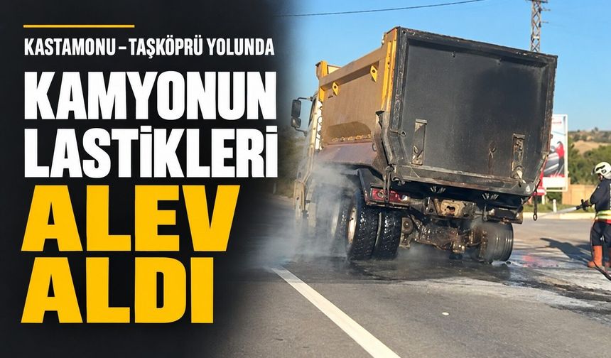 Kastamonu-Taşköprü yolunda facianın eşiğinden dönüldü