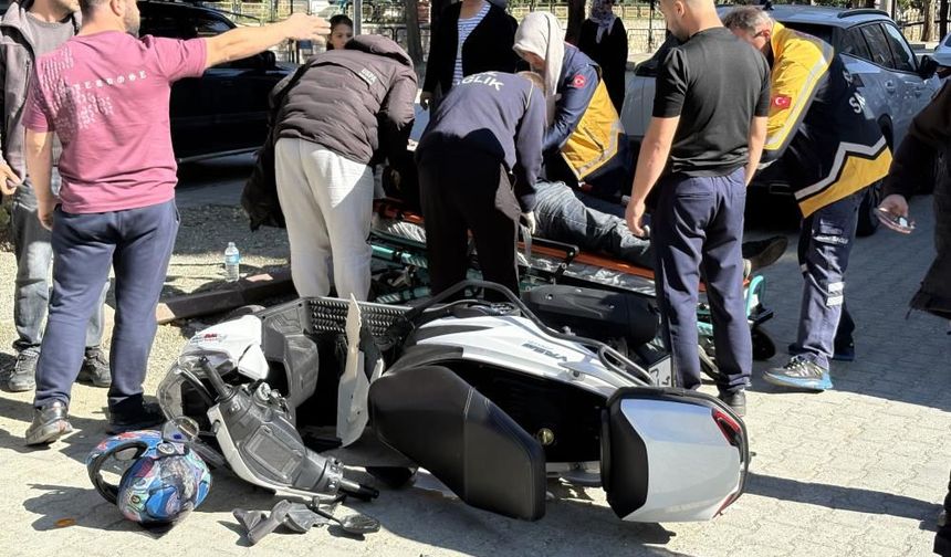 Kastamonu'da cadde ortasında kaza: 1 yaralı