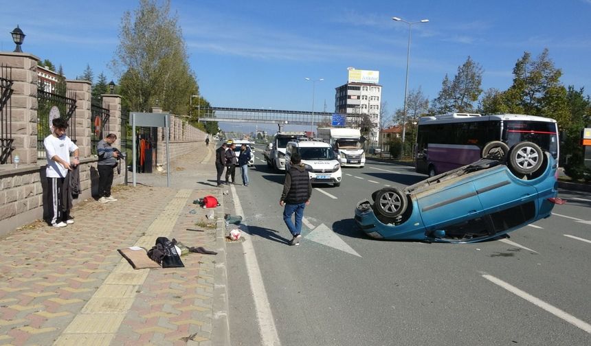 Kastamonu’da korkutan kaza: Burunları bile kanamadı