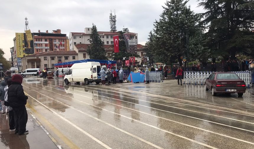 Kastamonu’da yağmur nedeniyle 29 Ekim programı değişti