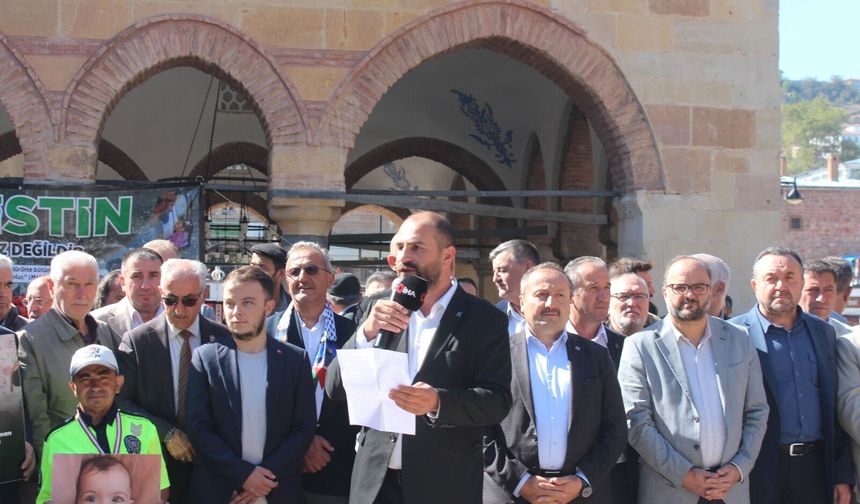 Kastamonu’dan Filistin mesajı: “Susmayacağız, Geri Adım Atmayacağız”