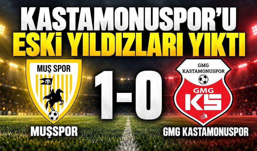 Kastamonuspor'u deplasmanda eski yıldızları yıktı: 1-0
