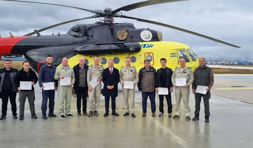 Göklerin alev savaşçısı Kastamonu'ya veda etti