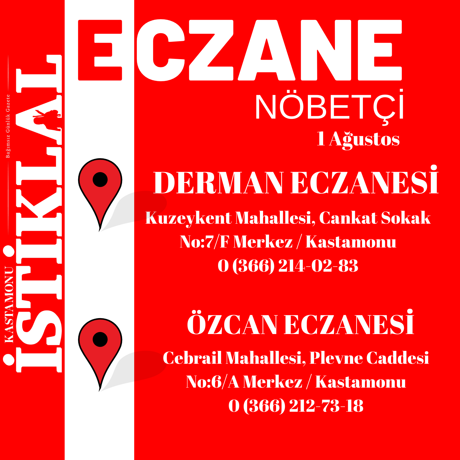 Copy of Kırmızı Modern Eczane Logo -8
