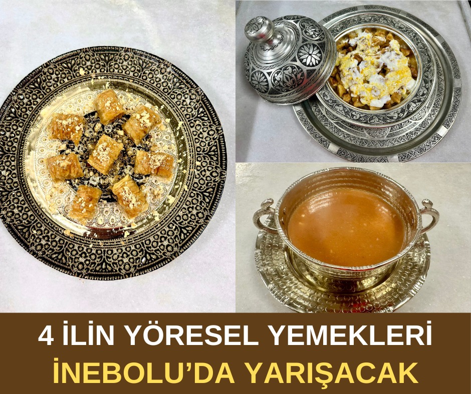 4 İli̇n Yemekleri̇ İnebolu’da Yarişacak