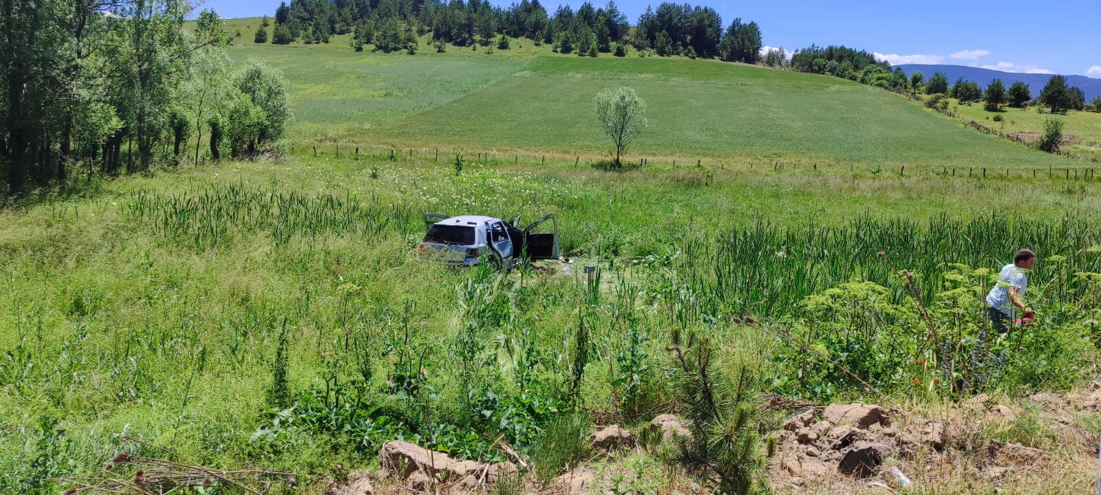 Sarampole Uctu, Metrelerce Takla Attı