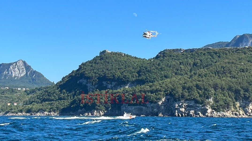 Cide Kayıp Arama Helikopter