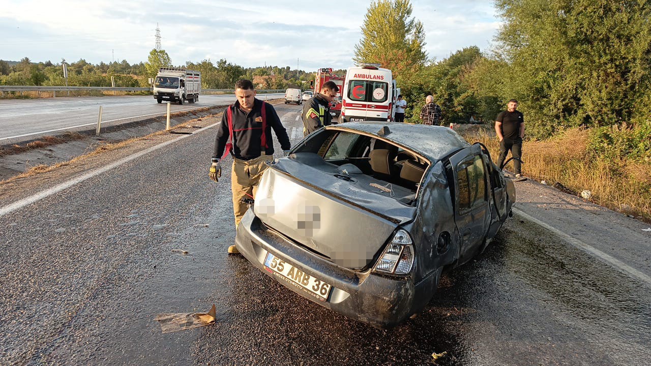 Önce Refüje Çarptı, Sonra Takla Attı (2)