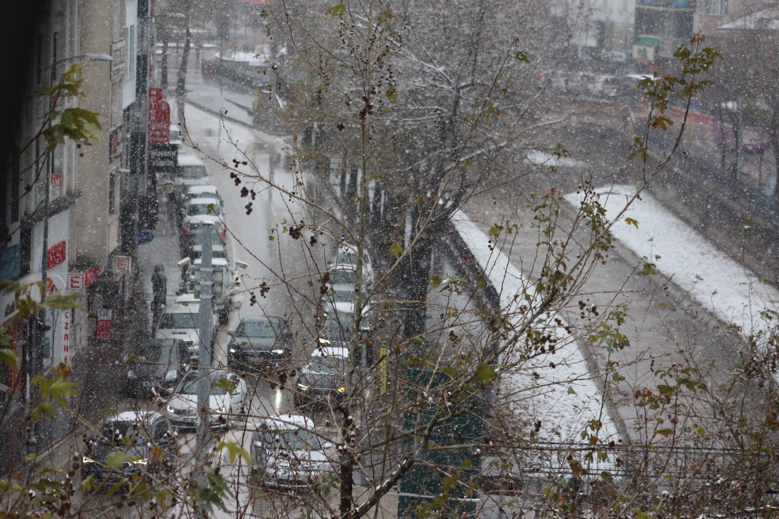 Kastamonu Kent Merkezi Kar Yağışı (1)