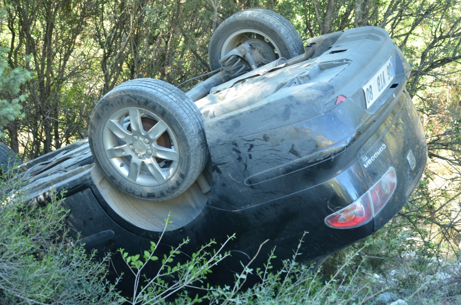 Kastamonu'da Yola Dökülen Mıcır Felakete Yol Açtı 1 Yaralı (2)