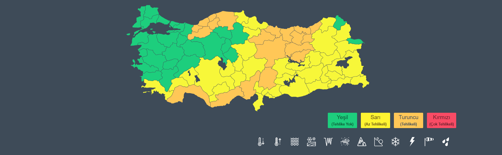 Kastamonu’ya ‘Turuncu’ Uyarı! (1)