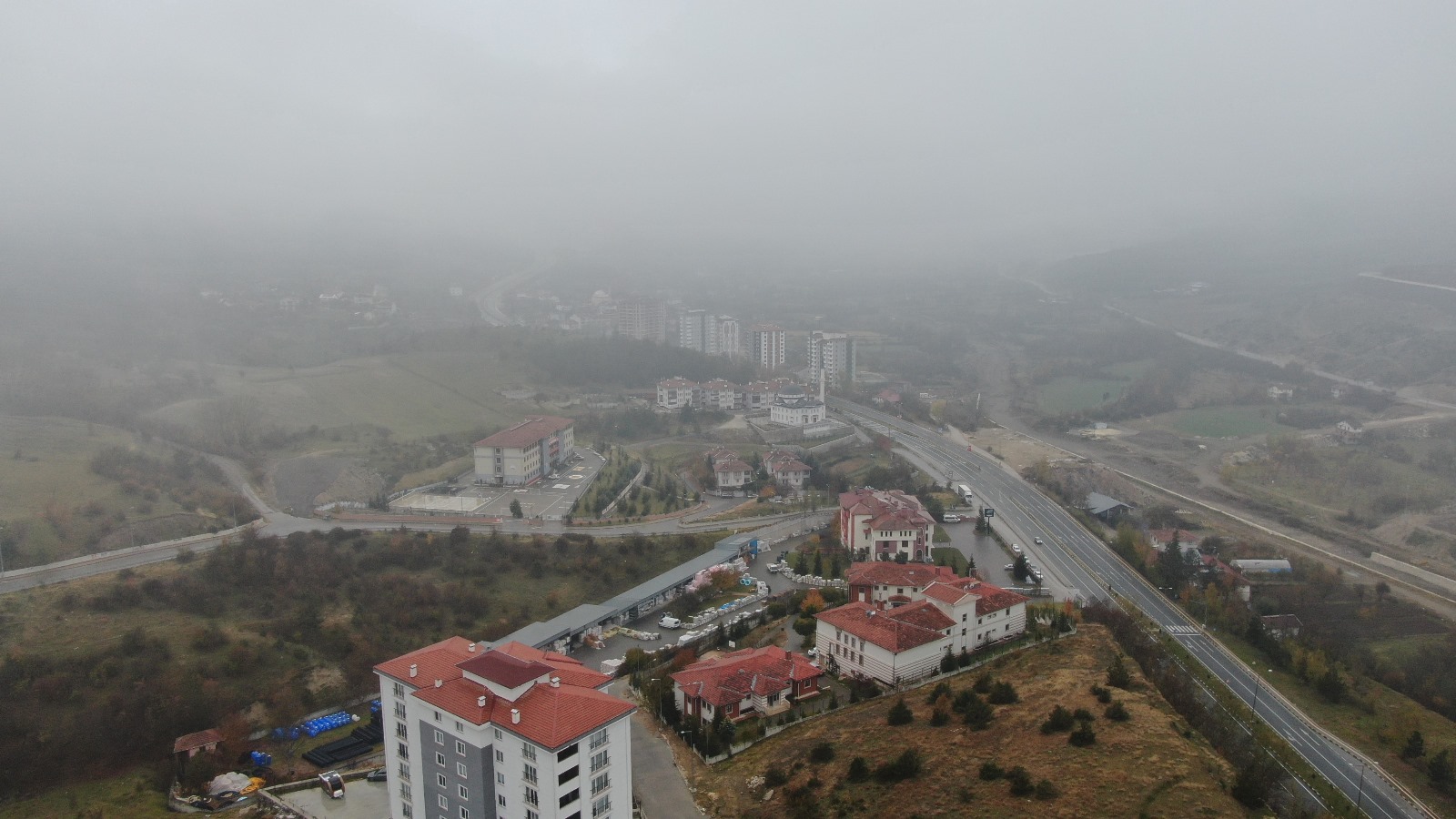 kastamonu'da sisten göz gözü görmüyor