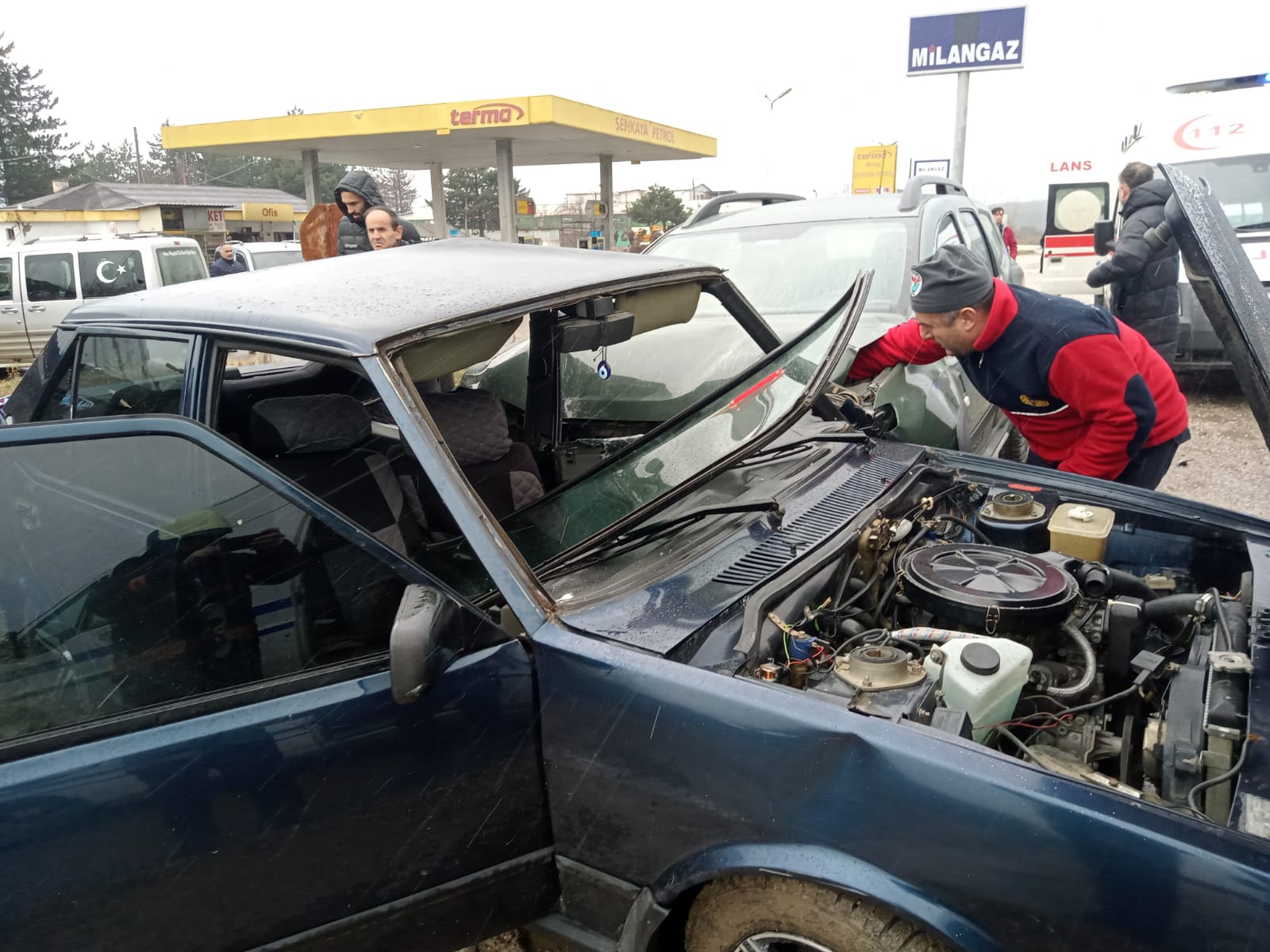 Gösteri Için Kastamonu’ya Gelen Ekip Kaza Geçirdi! 1’I Ağır 4 Yaralı (1)