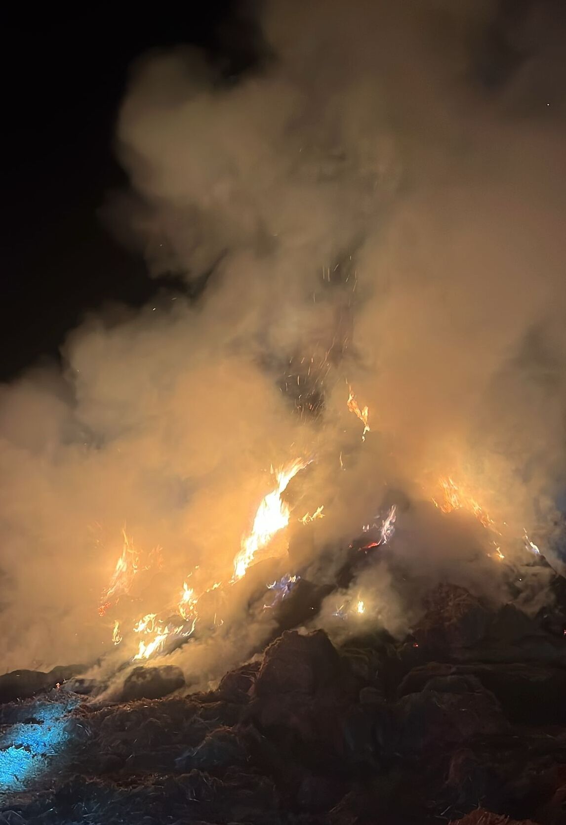 Tosya'da Samanlık Alev Aldı!