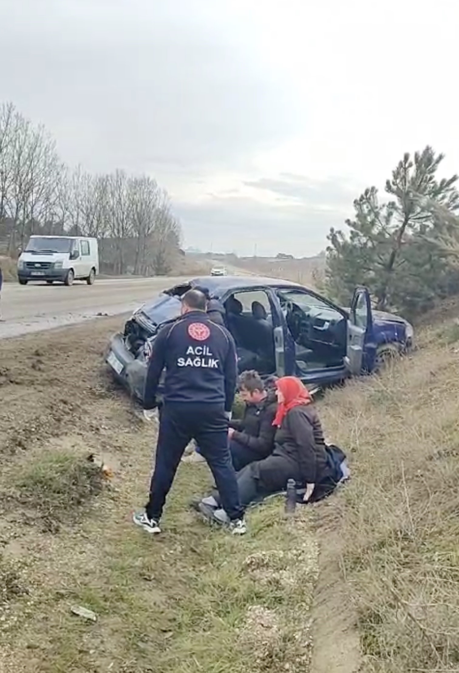 Kastamonu'da Takla Atan Otomobil (2)