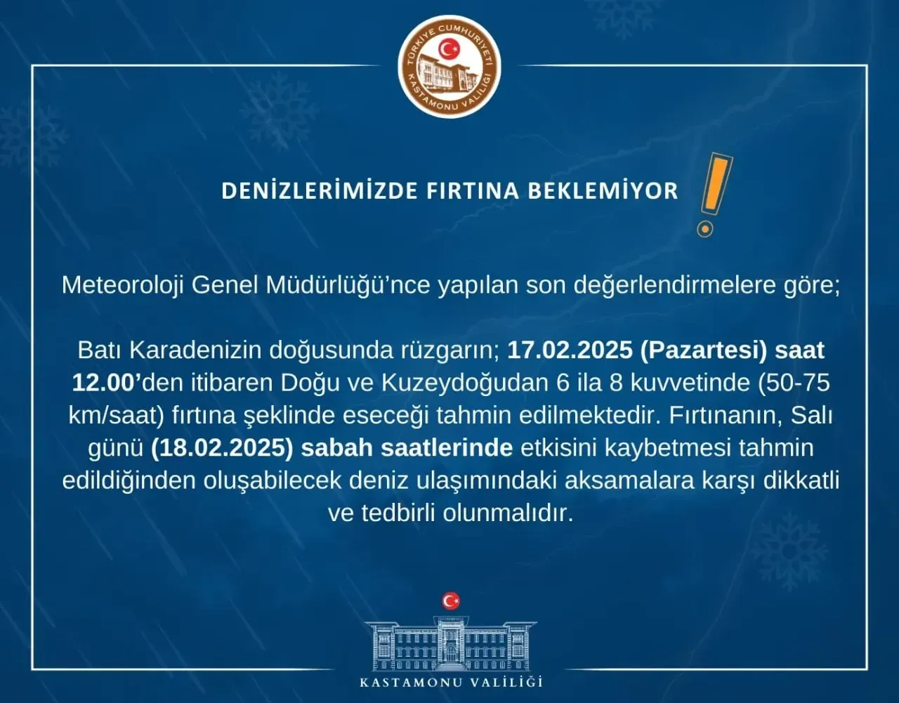 Fırtına Uyarı