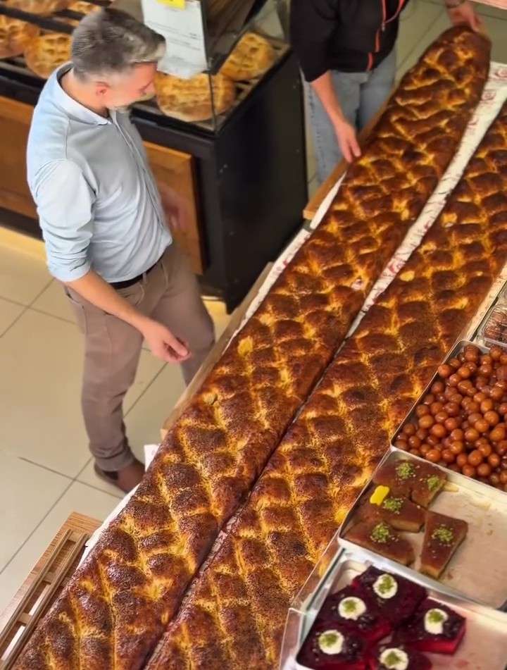 Kastamonu’da 3 Metrelik Ramazan Pidesi (1)