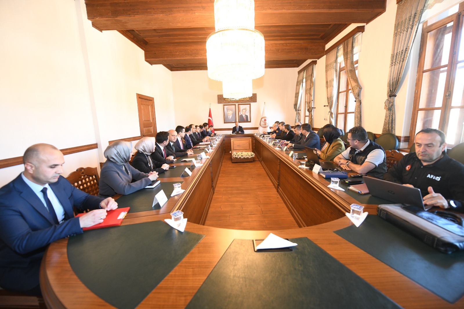 Kastamonu'nun Kaymakamları Valilikte Bir Araya Geldi (1)