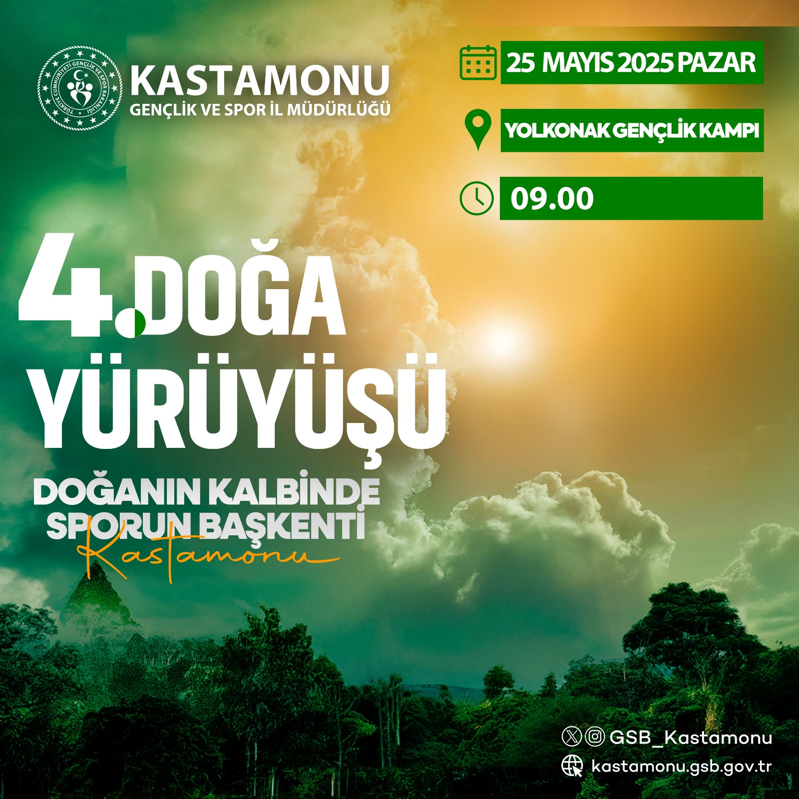 Kastamonu Doğa Yürüyüşü Etkinliği Düzenlenecek