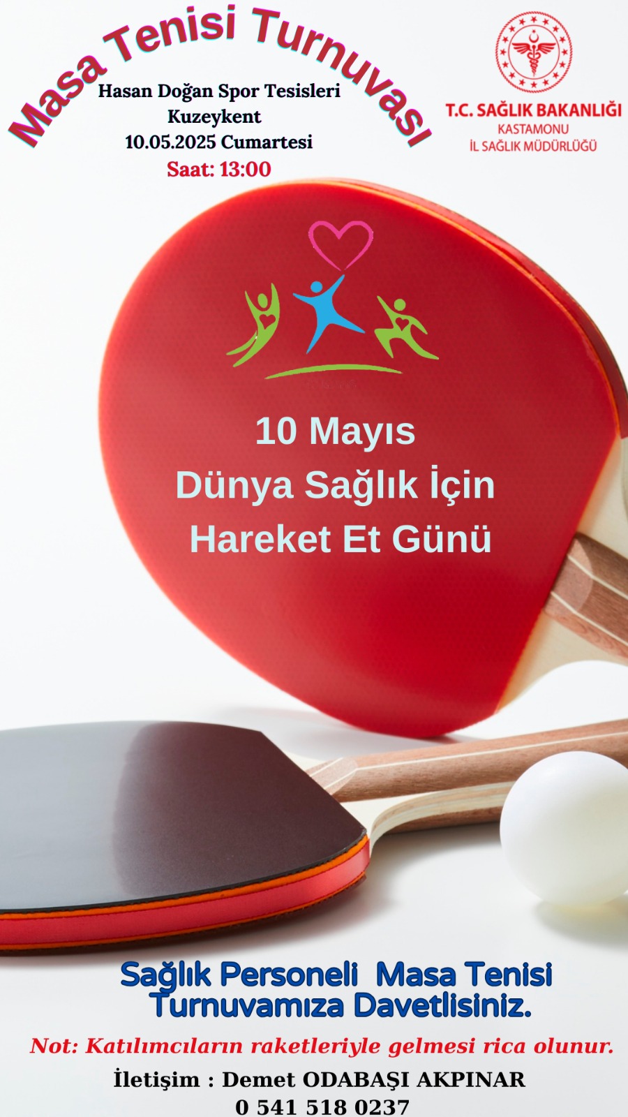 Kastamonu’da Sağlık Çalışanları Turnuvada Buluşuyor