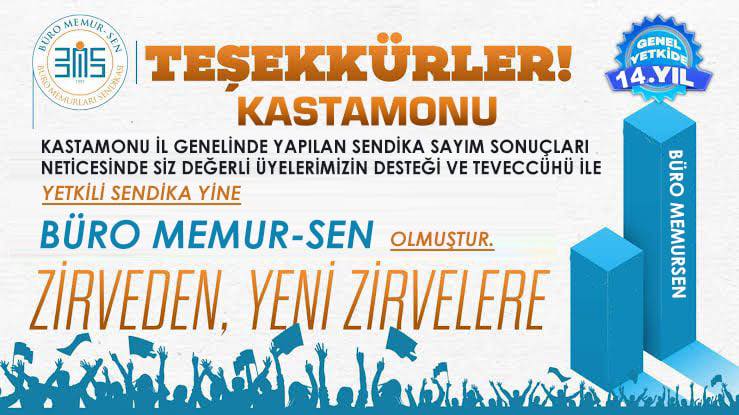 Yetkili Sendika Yine Büro Memur Sen Kastamonu Oldu