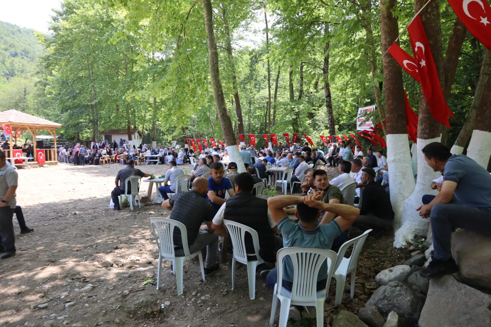 Cide Çilekçe’de Bayram Festival Gibi Kutlandı (1)