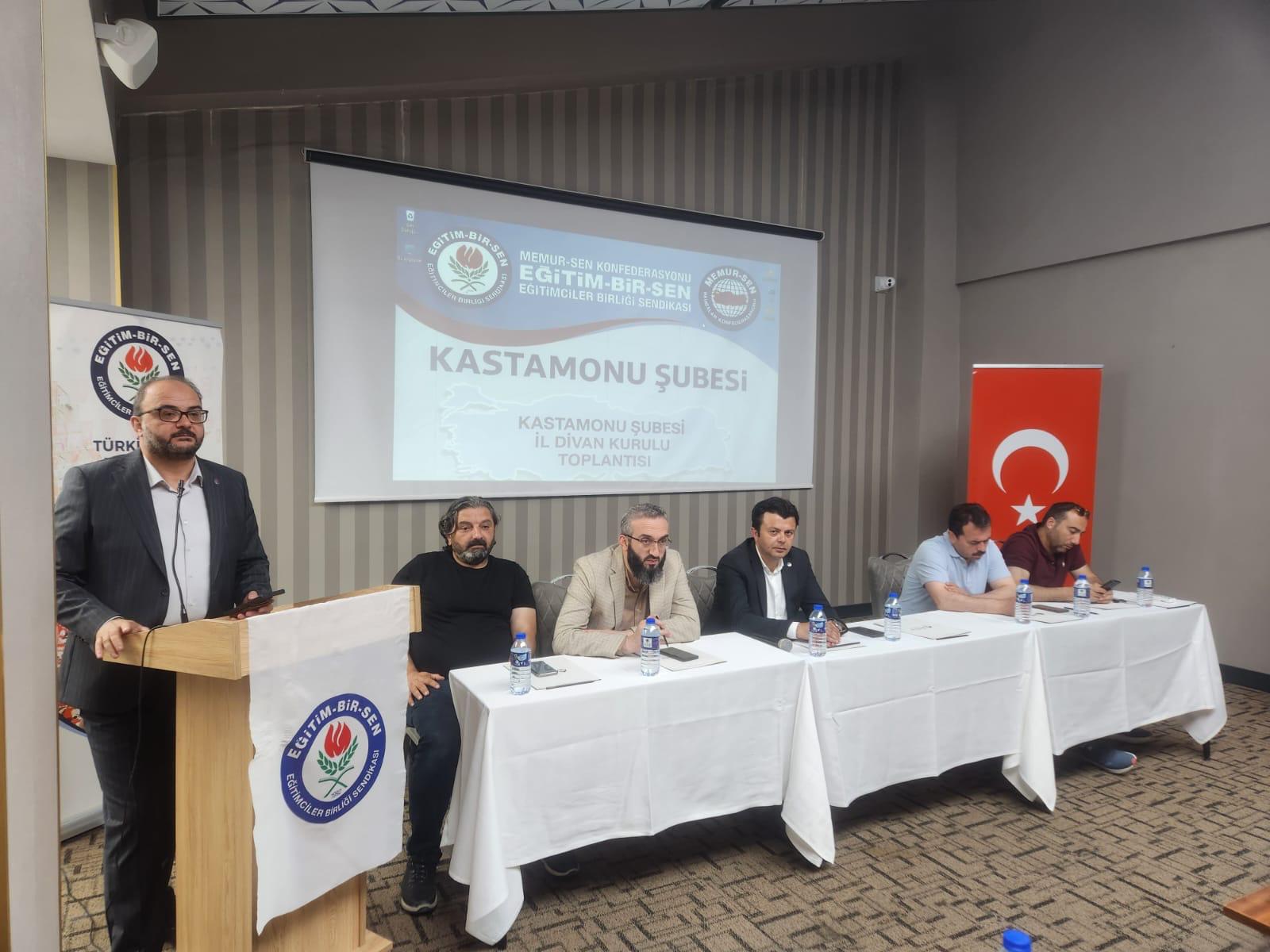 Eğitim Bir Sen Kastamonu Şubesinden İl Divan Toplantısı (1)