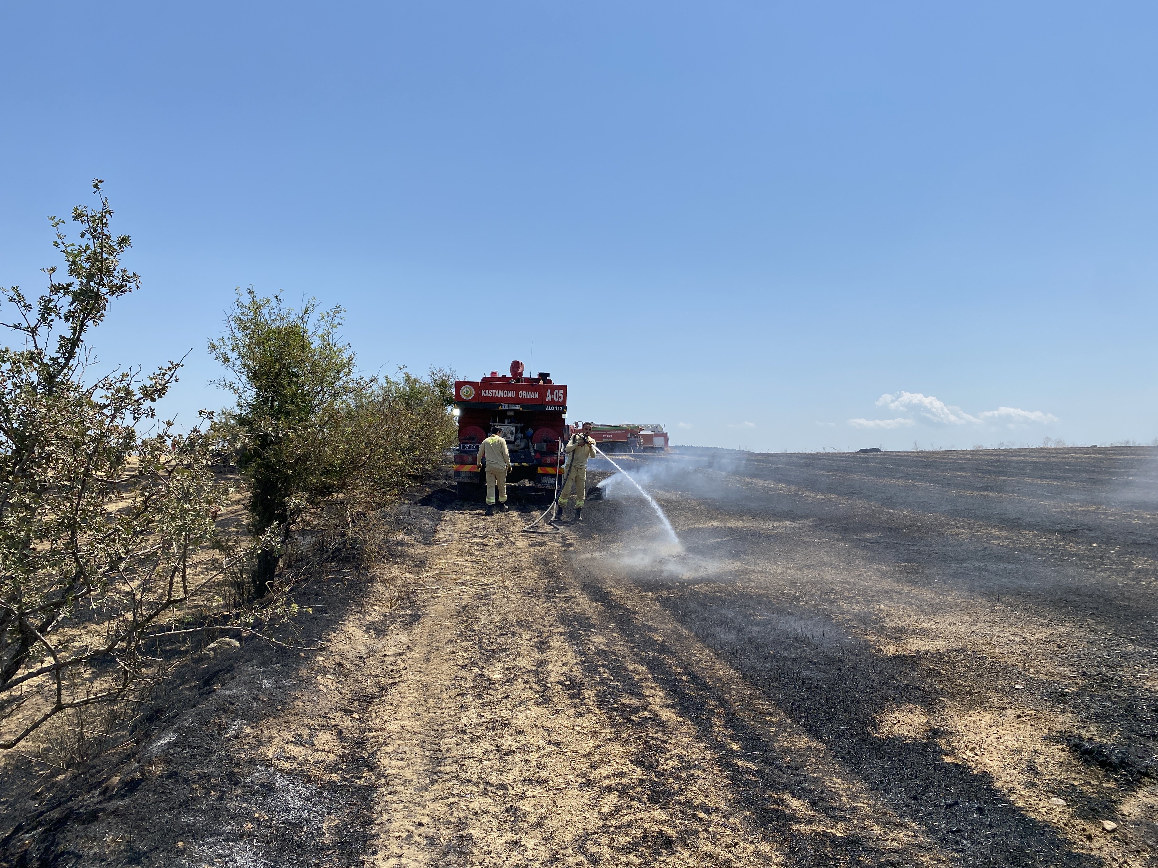 Balya Makinesinden Çıkan Yangın 1 Yıllık Emeği Küle Çevirdi (1)