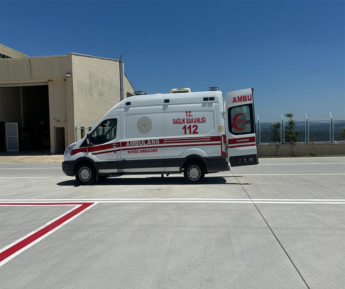 Kastamonulu Vatandaş Helikopter Ambulansla Ankara’ya Sevk Edildi (2)