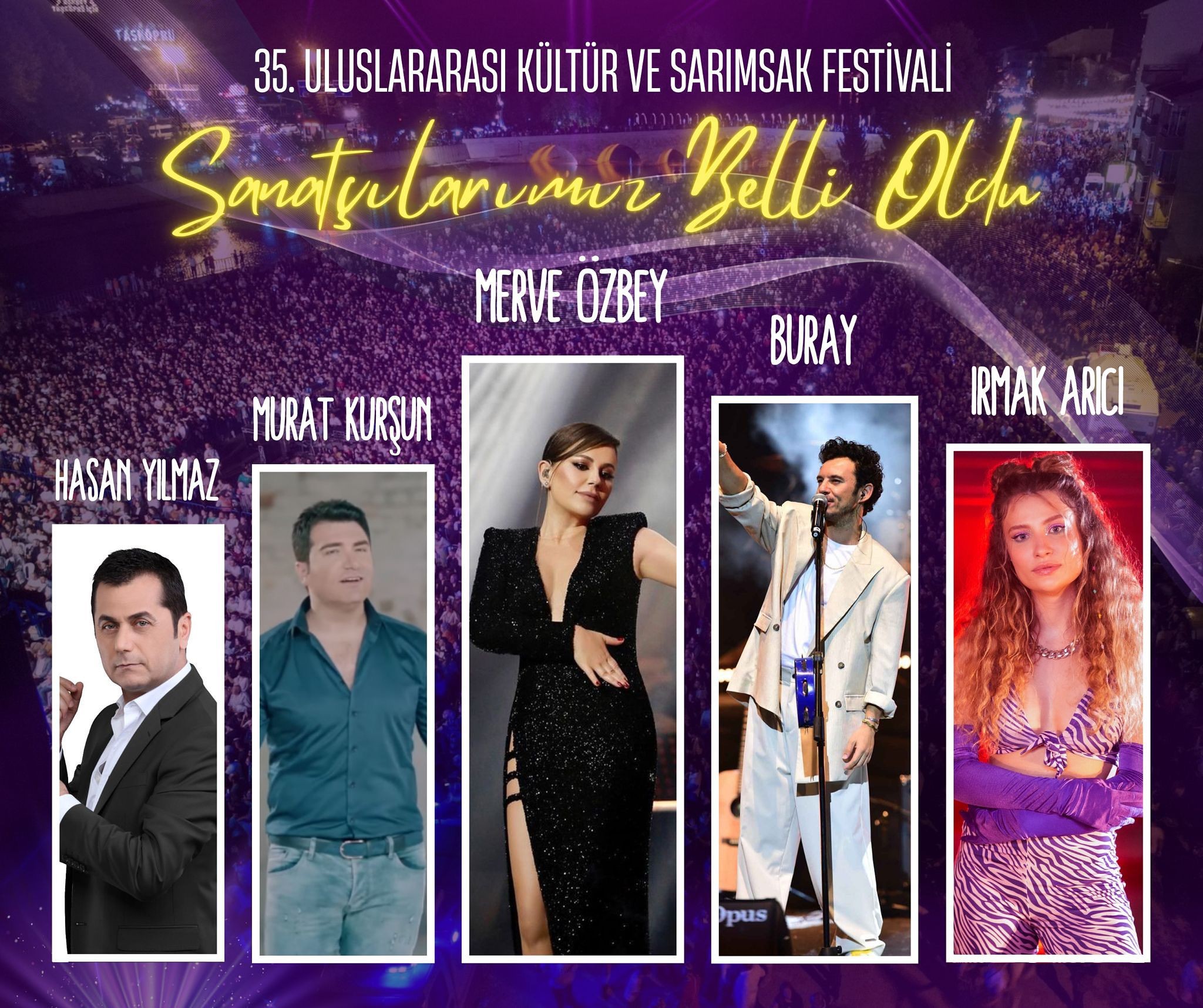 Taşköprü Sarımsak Festivali’nde Sahne Alacak Isimler Açıklandı