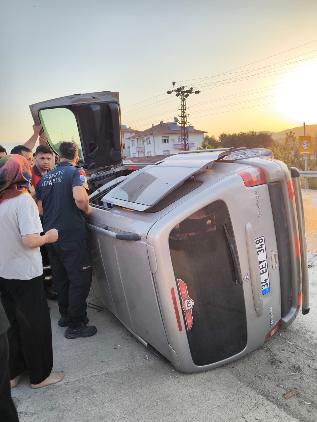 Taşköprü’de Feci Kazası 5 Yaralı (3)