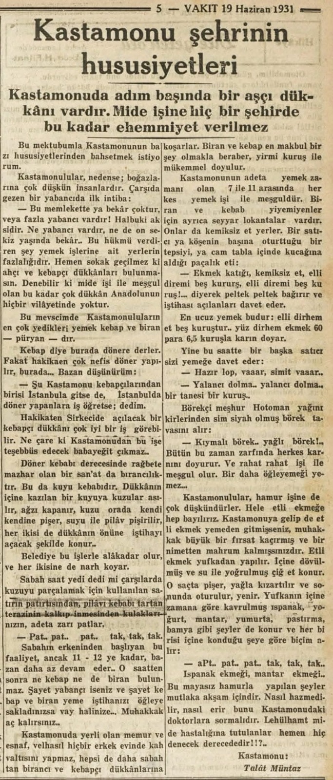 Kastamonu Kuyu Kebabının Eski Adı Ortaya Çıktı 223
