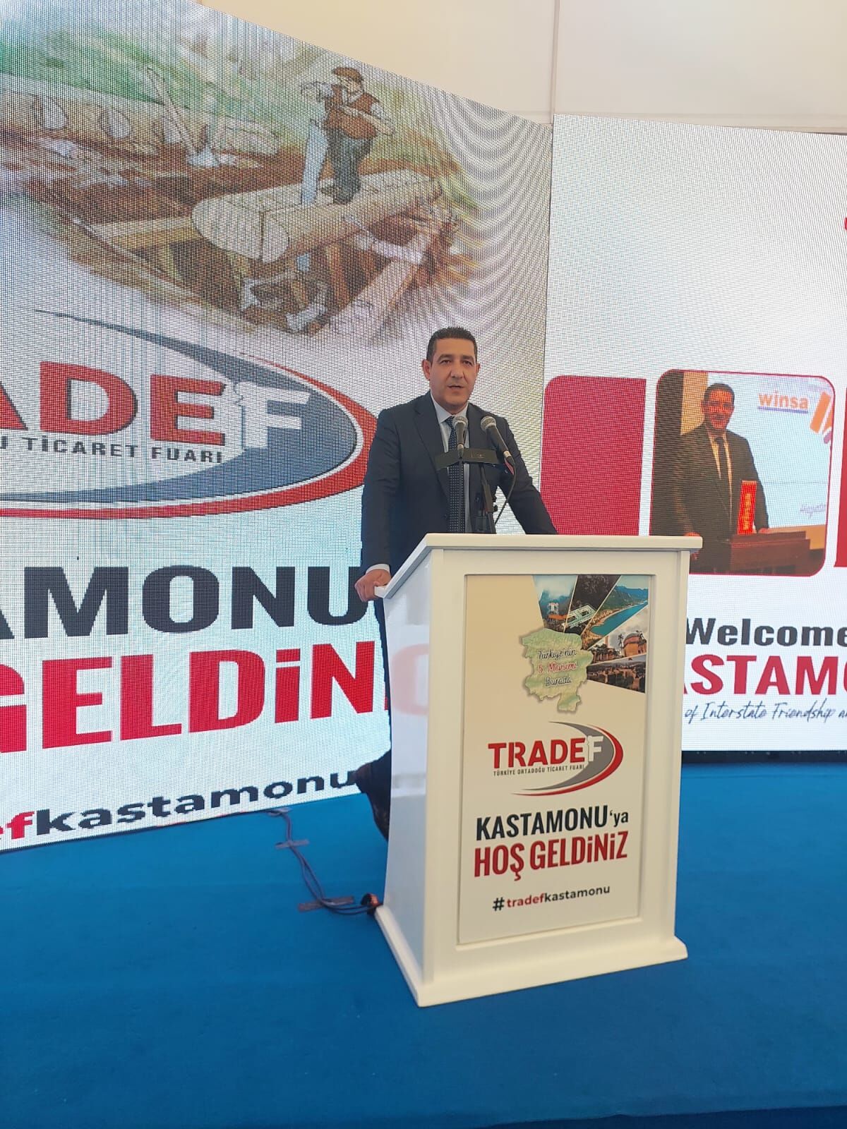 Ana Sponsoru Winsa Ankara Bölge Müdürü Bülent Alper Dede;