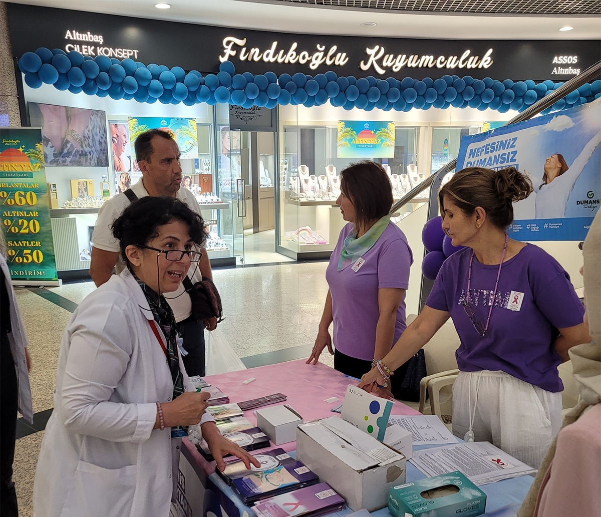 Kastamonu İl Sağlık Müdürlüğü’nden Kanser Farkındalığı Standı (1)