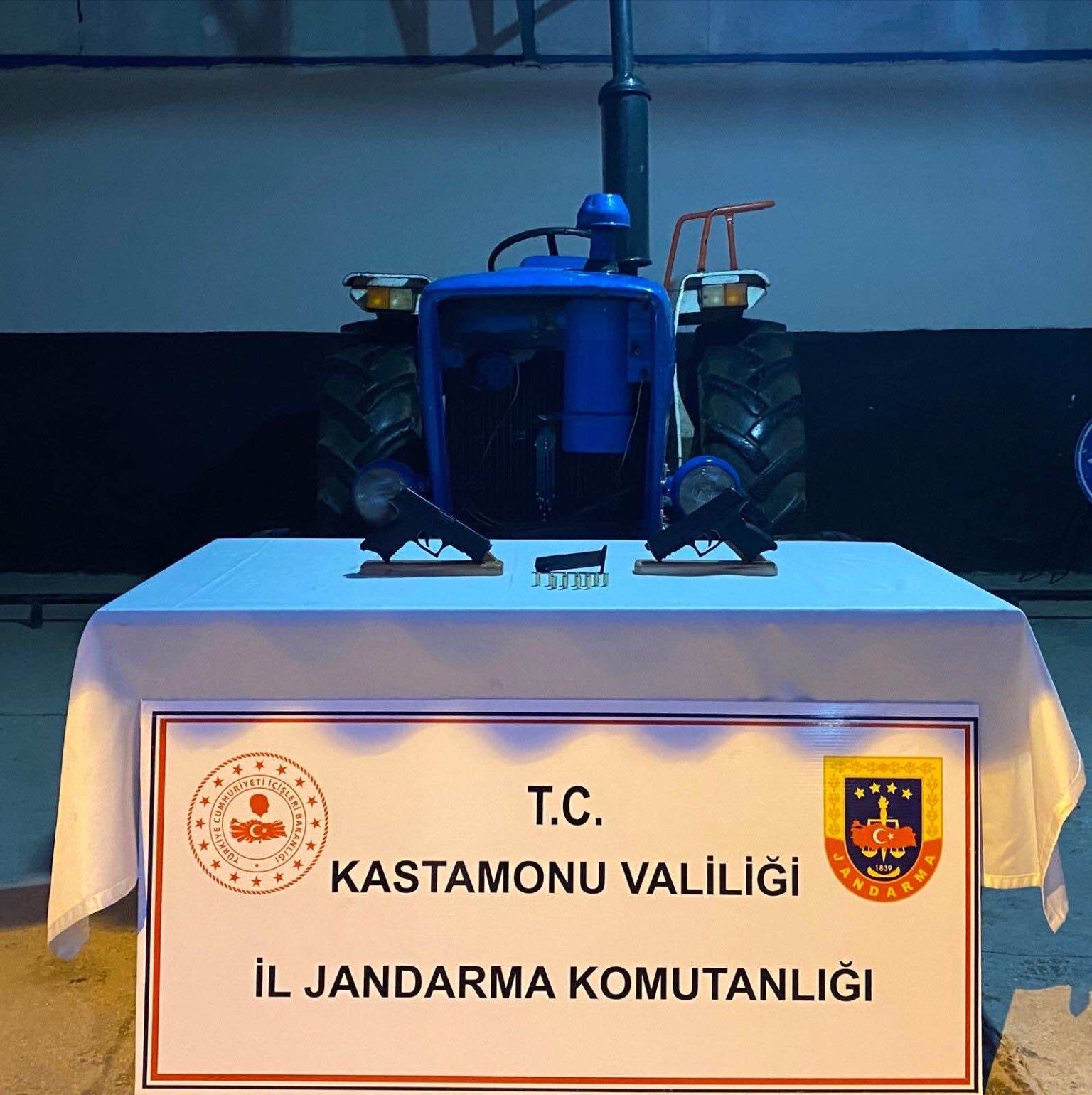 Kastamonu’da Çalınan Traktör Jandarma Tarafından Bulundu