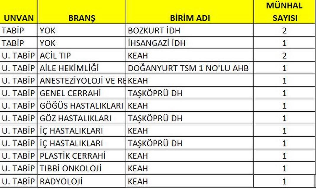 Kastamonu’ya 15 Yeni Hekim Atandı-1