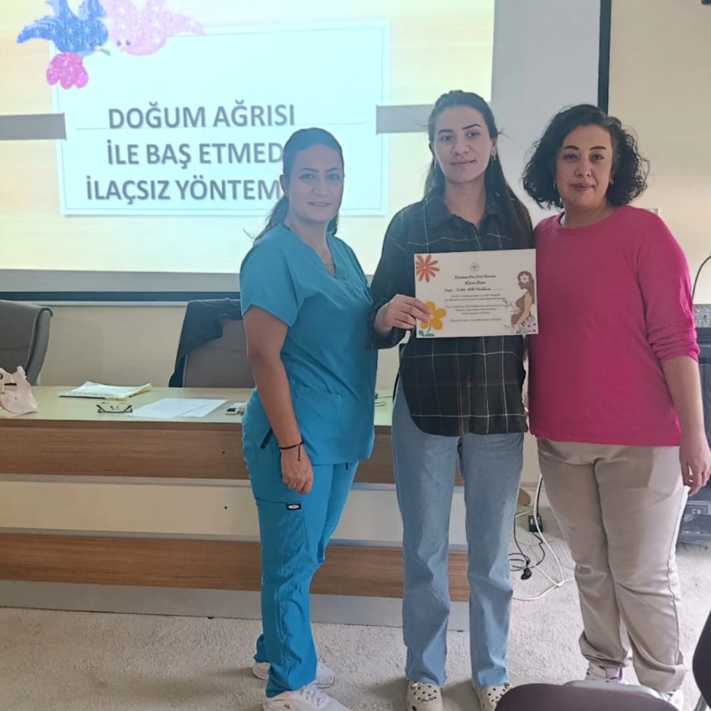 Cide Devlet Hastanesi “Gebe Okulu” Üçüncü Mezunlarını Verdi (1)